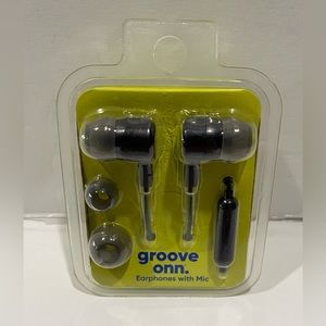 ONN Groove earphones with Mic (Black)